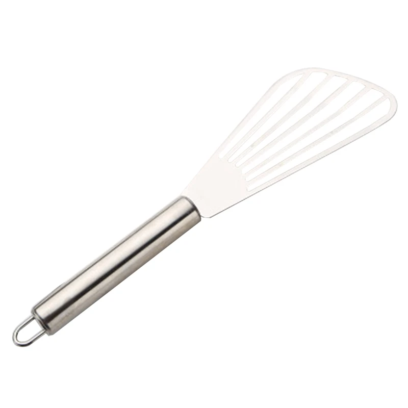 

Stainless Steel Slotted Turner Frying Spatula Shovel Non-slip Handle Fish Shovel High Quality Kitchen Tools