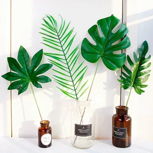 Искусственные листья зеленые тропические искусственные листья для фотосъемки реквизит для фотосъемки декоративные предметы фон для фотосъемки