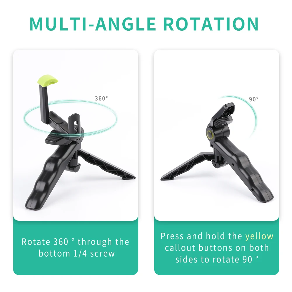 Портативный Настольный штатив для камеры GoPro Hero 9 8 7 6 5 4 SJCAM SJ 4000 Xiaomi Yi Lite 4K Sony DSLR SLR