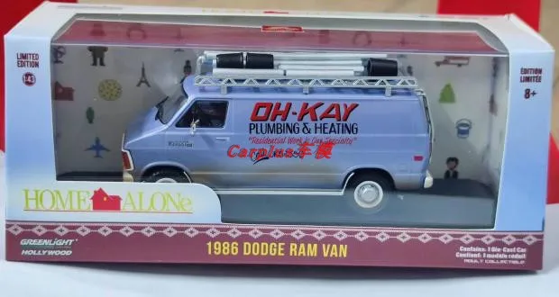 GreenLight 1/ 43 1986 Dodge Ram Van Oh-Kay  Vehicles Collection Metal Die-cast Simulation Model Cars Toys