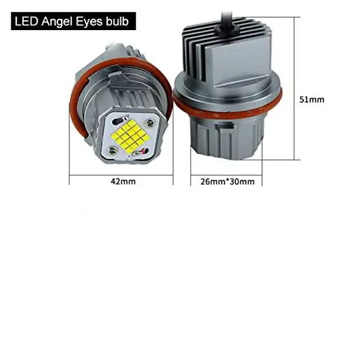 Светодиодные Габаритные огни Angel Eyes 80 Вт без ошибок подходят для BMW E39 E53 E60 E61 E63 E65 E66