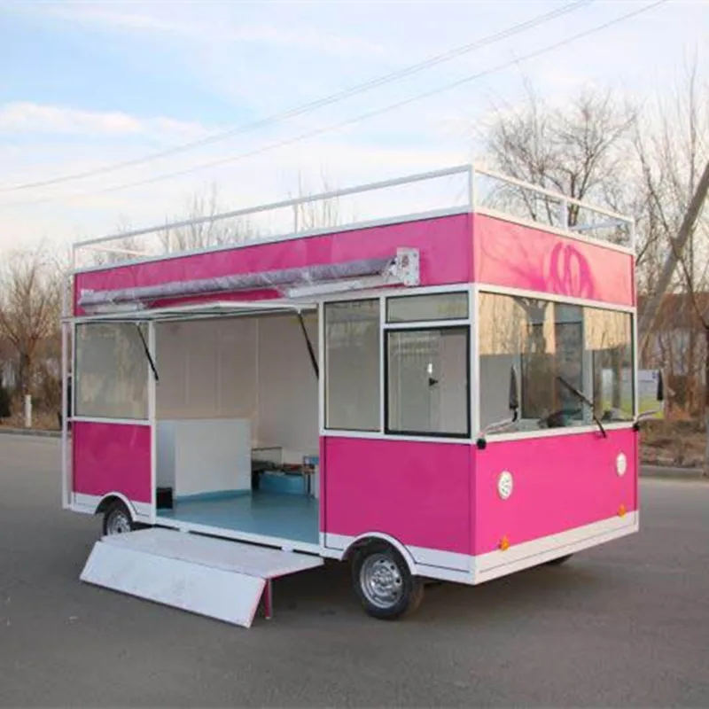 Мобильный Кухня барбекю Еда грузовик принадлежности для прицепов Чуррос караван
