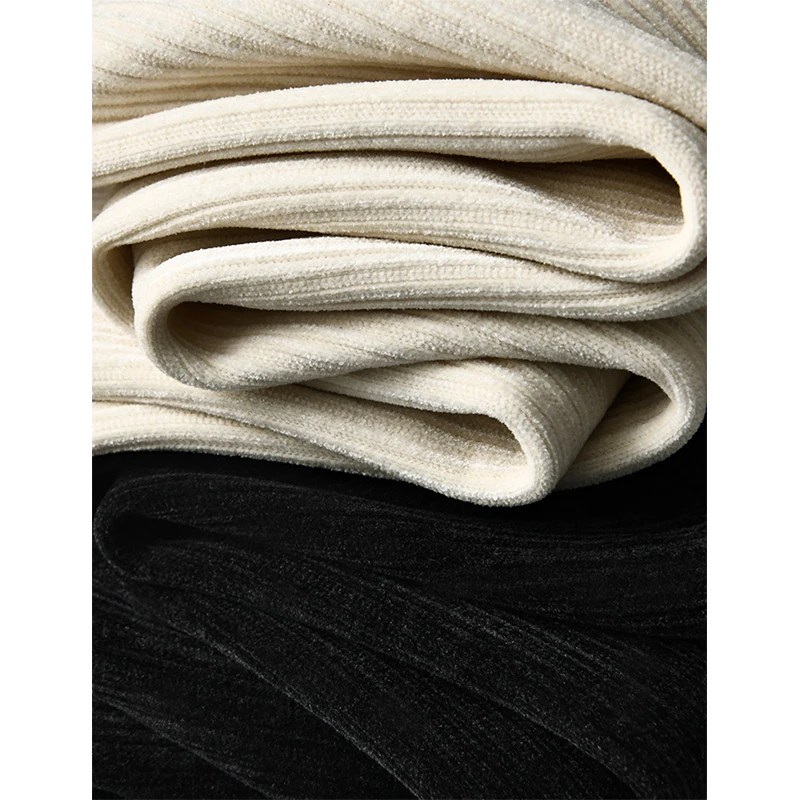 

SHUCHAN Corduroy Wide Leg Pants Full Length England Style Korean Style High Waisted Pants Trousers Women 2020 WINTER