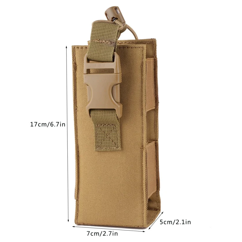 

600D Nylon Tactical Molle Water Bottle Pouch Military Canteen Cover Holster Outdoor Kettle Bag Sport Bag