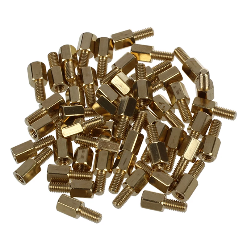 

50 Pcs M3 Male x M3 Female Hex Head PCB Standoffs Spacers 12mm Length