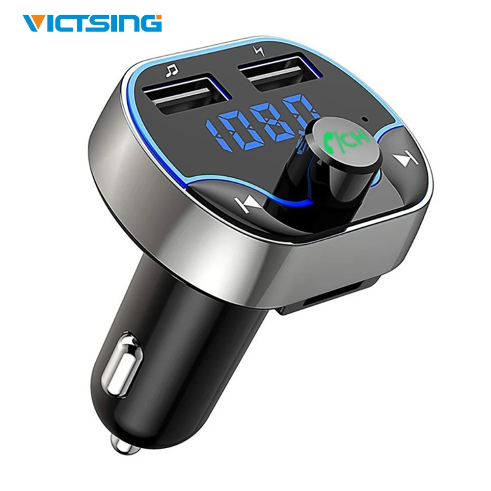 Беспроводной радиопередатчик VicTsing с двумя USB-портами и поддержкой TF-карты Bluetooth 4 2