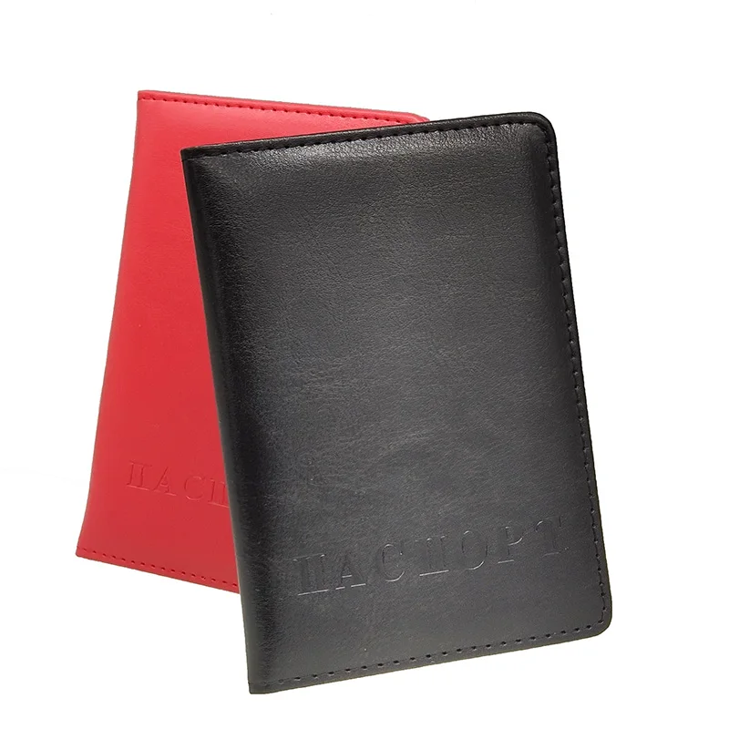 Русские буквы тисненые обложки для паспорта много слотов карт держатели ID