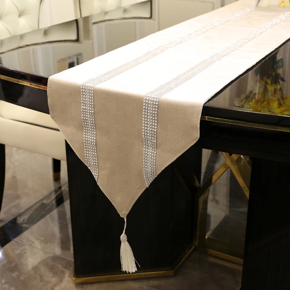 Настольная дорожка Подушка Чехол Настольный коврик фланель бриллиантовой