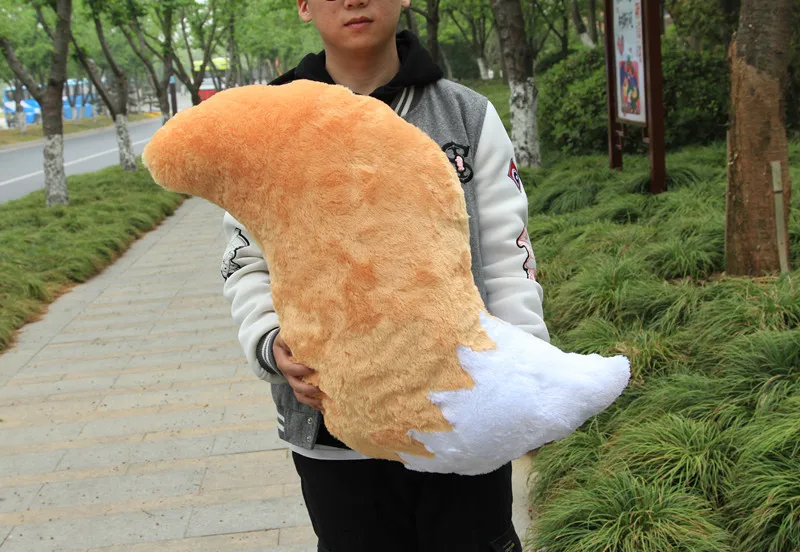 83 см Милая большая подушка с лисьим хвостом подарки Новинка Косплей животные