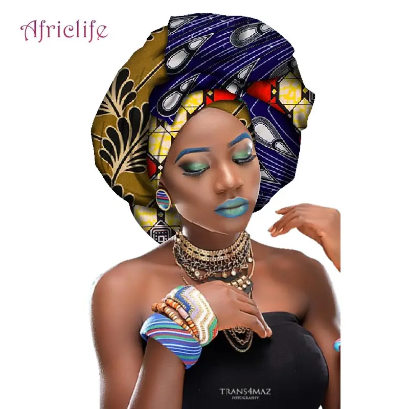 Африканский Анкара головной обруч много цветов из Headtie Воск для печати длинный