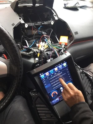 Для FORD EcoSport Android вертикальный Тесла автомобильный мультимидийный Навигатор Радио стерео аудио
