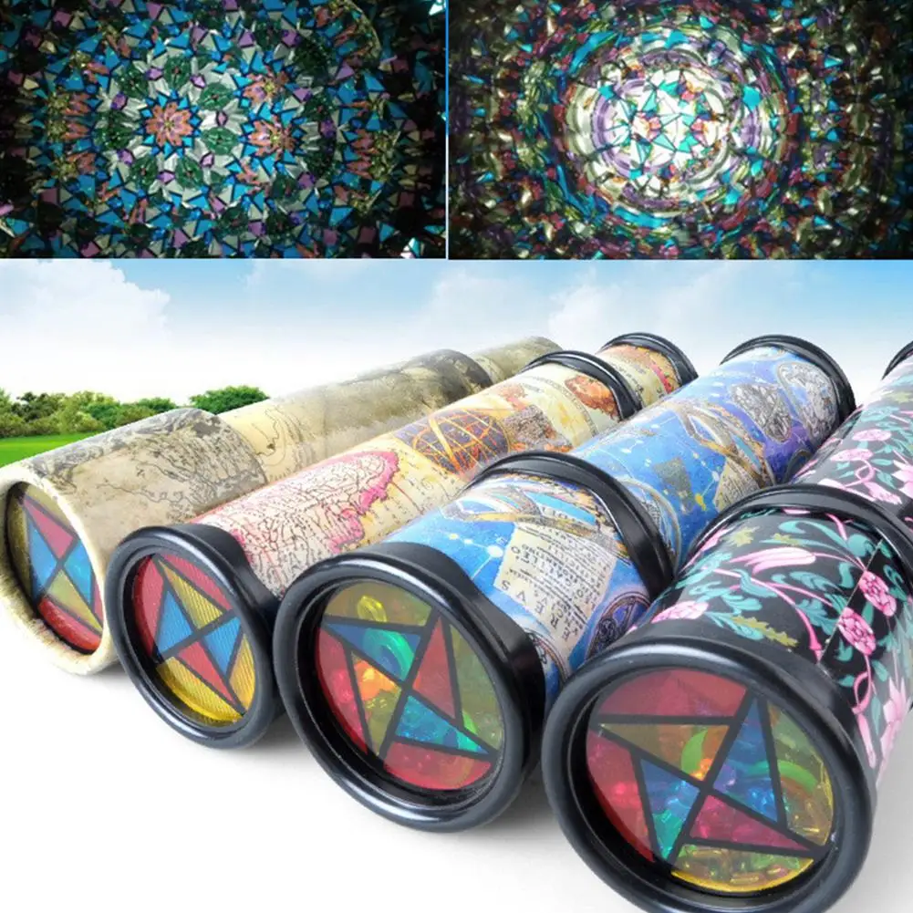 

Random Color Magical Rotating Kaleidoscope Variable Interior Scene Toys for Kids & Adults