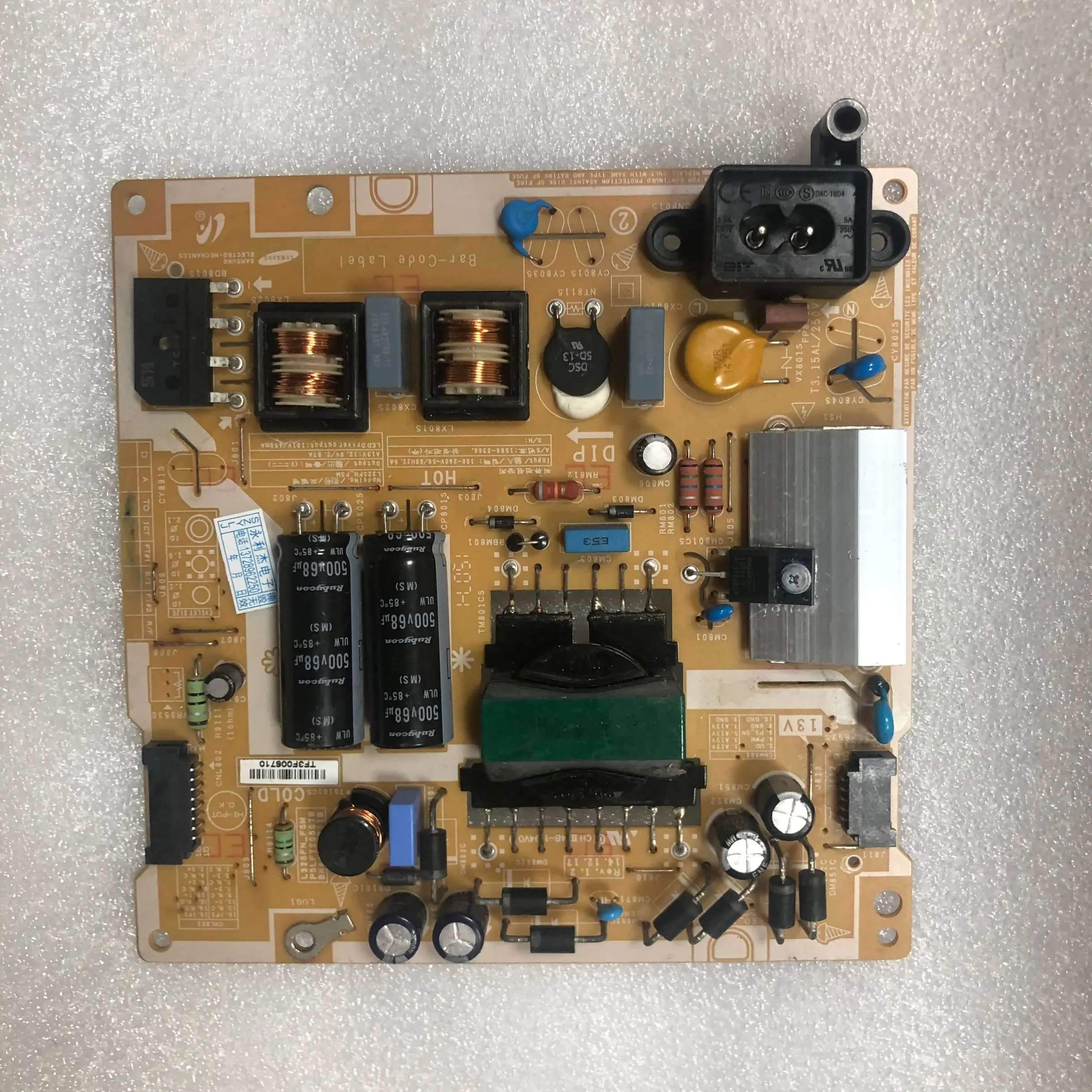 Free Shipping Good test power board for L32SF-FSM PSLF720S07A BN44-00801A BN44-00801B