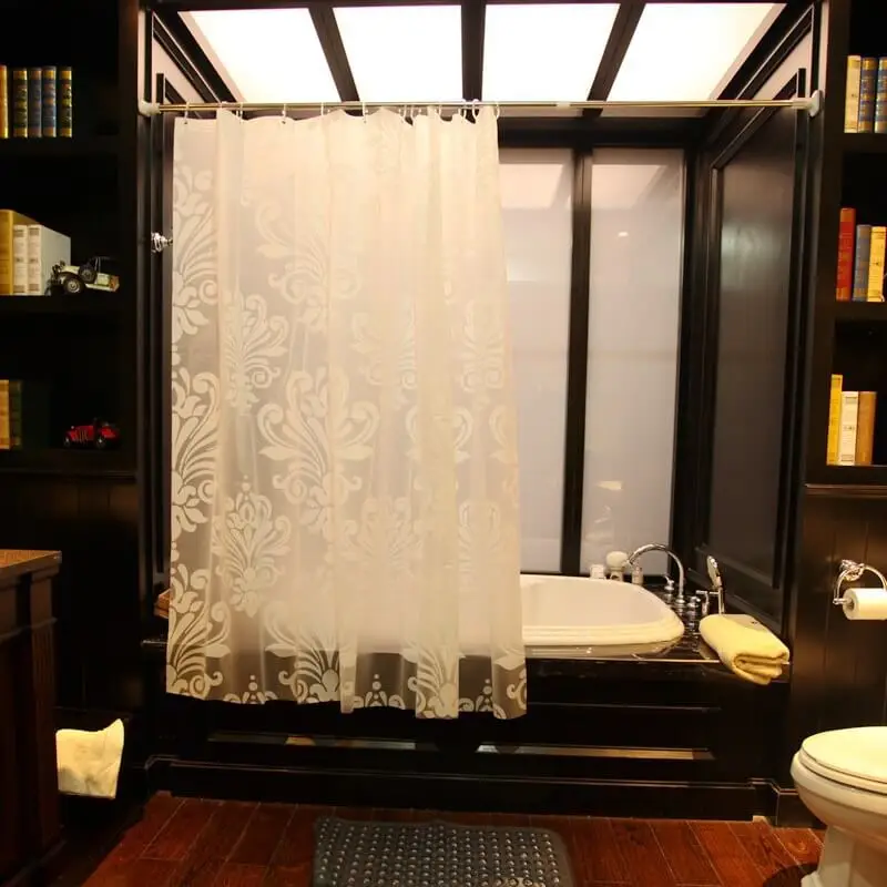 Новая роскошная занавеска для душа в европейском стиле из полиэстера