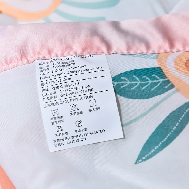 

Ice Silk Fabric Plant Series Printing Quilted Quilt Summer Bedding Quilts Blanket Double Bed Duvet Avocado Pineapple Leaf Flower