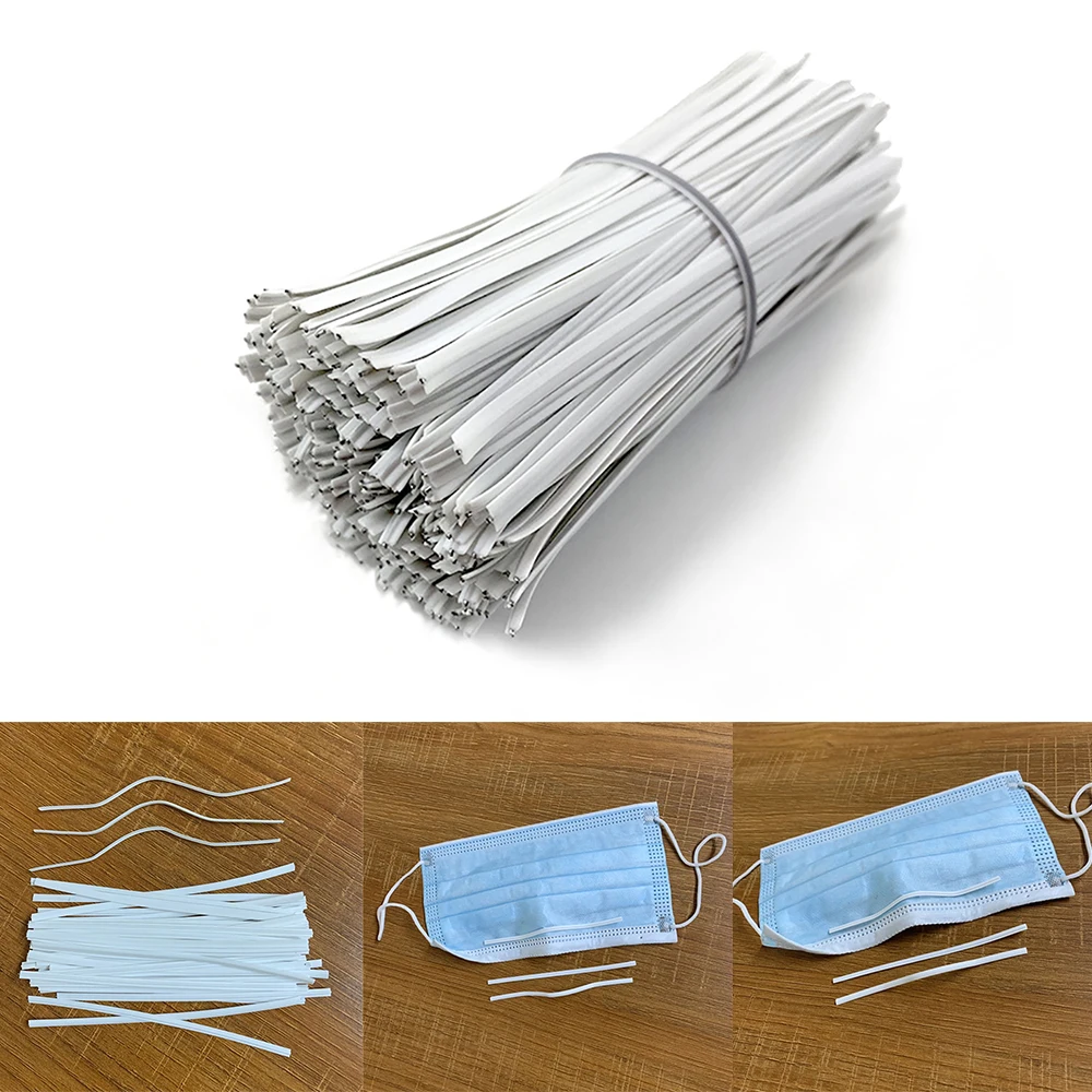 1000 шт. ленточные зажимы для переноски носа из белого полиэтилена|Принадлежности