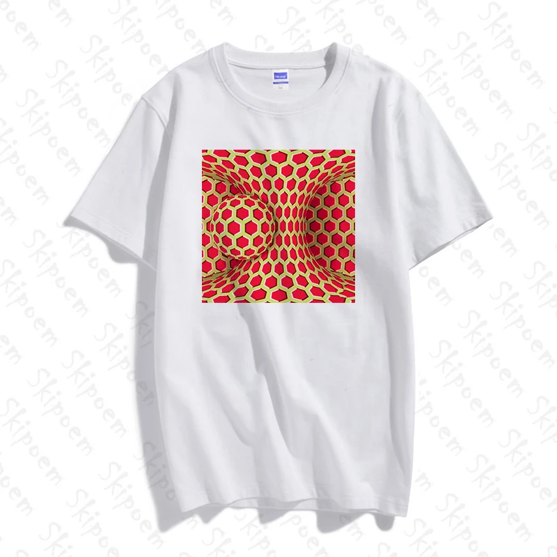 Абстракция на рабочий стол футболка в стиле панк Большие размеры эстетическое