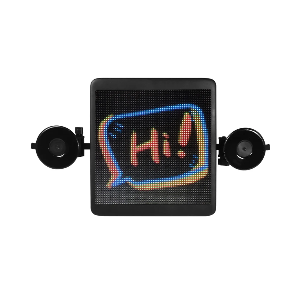 

Car LED Display Screen APP -compatible Control Emoticons Accessories Images GIF Message Programmable Rear Window 12V