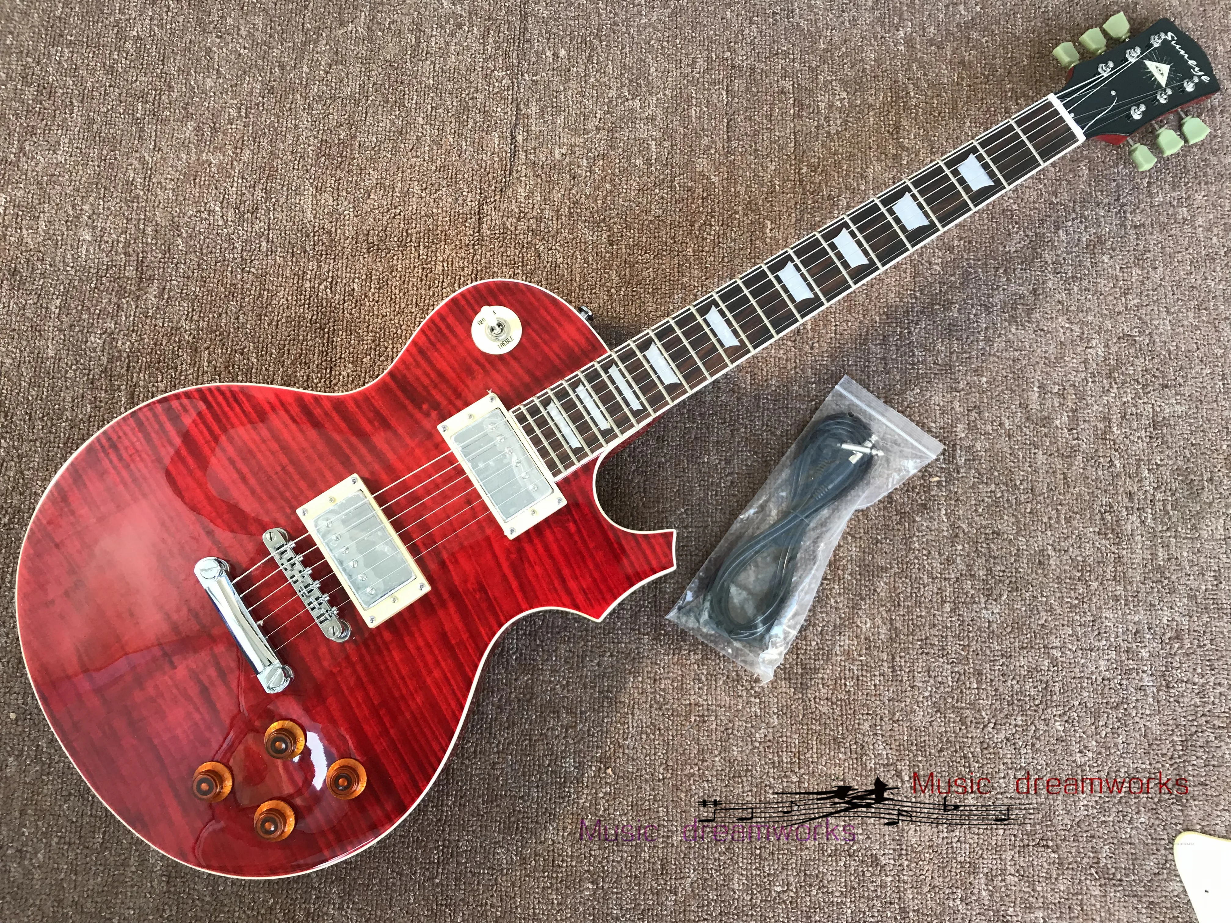 Китай OEM Мощность таможня custom shop Электрогитара sun eye высокого качества гитара