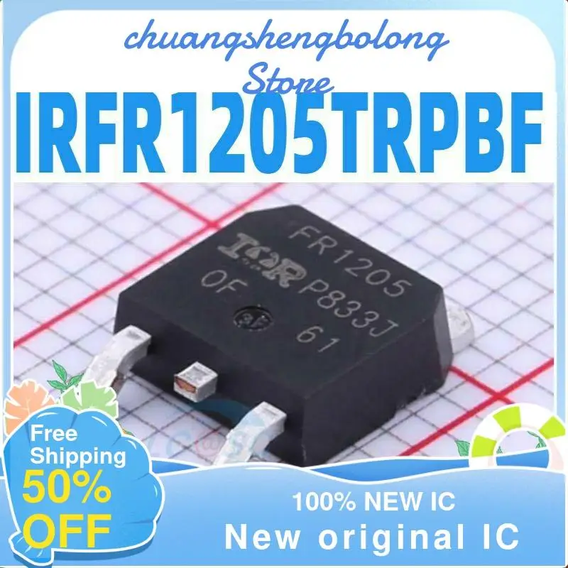 

10-200 шт. IRFR1205TRPBF TO-252-3 55 в/44A новый оригинальный IC
