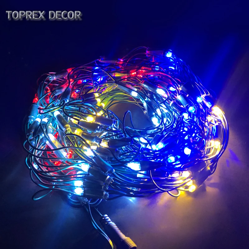 

Toprex RGYB net light 1.5x1.5m multi colour christmas led string net light halloween decoration diy holiday lighting