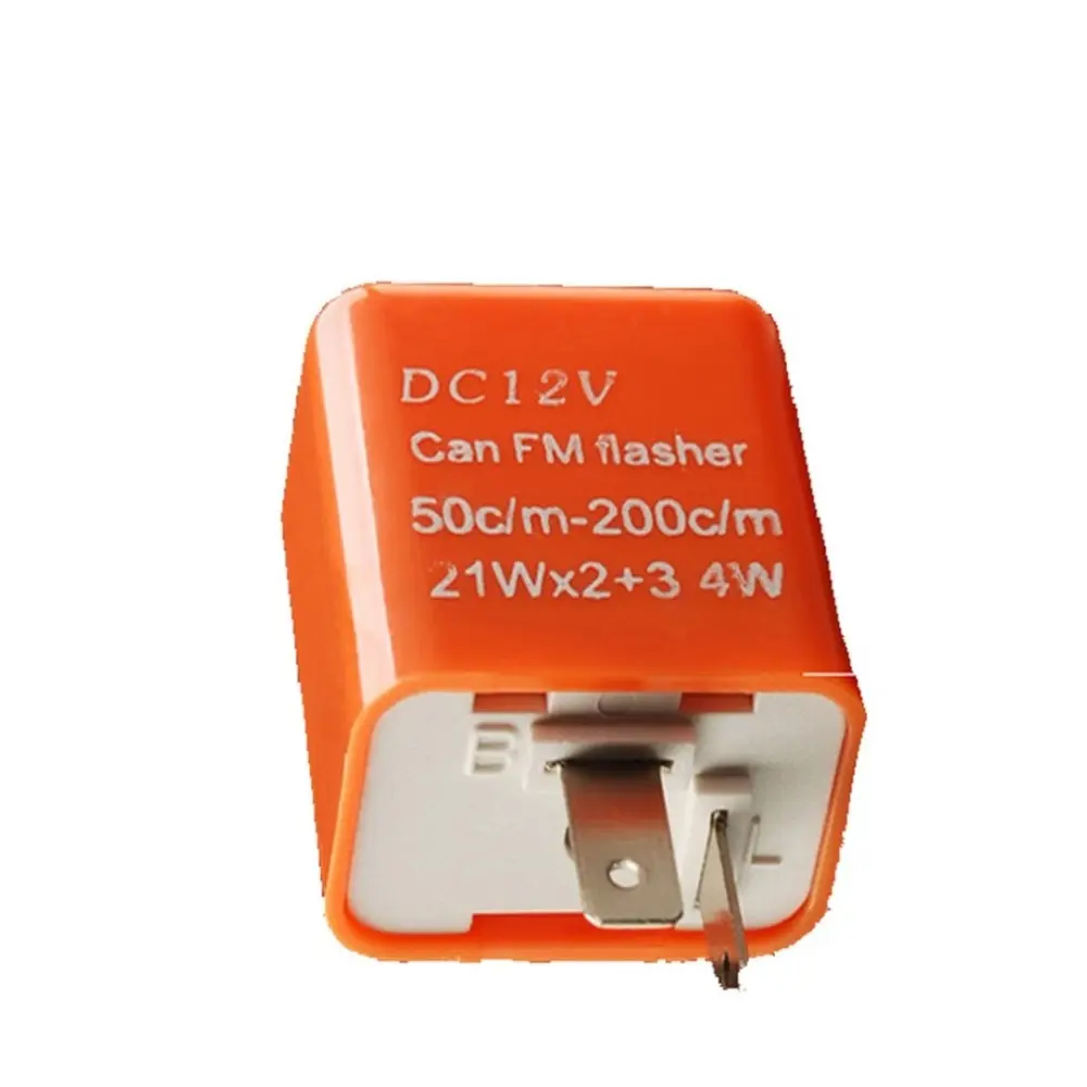 

12V 2 Pin Высокое качество мотоцикл мигалка регулируемый светодиодный проблесковый маячок реле указатель поворота Hyper мигающий