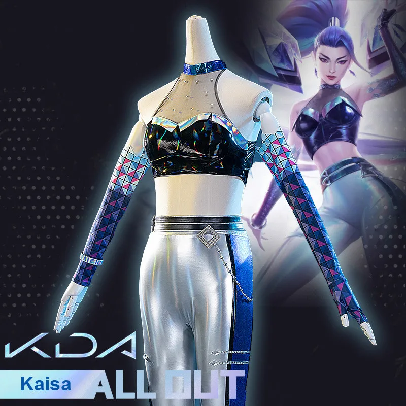 

COSSUN игры «Лига Легенд кДа Кайса ALLOUT Idol костюм «SJ» униформа косплей костюм топ и штаны Хэллоуин наряд для вечеринки для девочек; Новинки для ж...