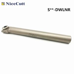 Токарный резец Nicecutt, твердосплавный держатель для токарных инструментов, S20R-DWLNR08 S25S-DWLNR08, S32T-DWLNR08, WNMG