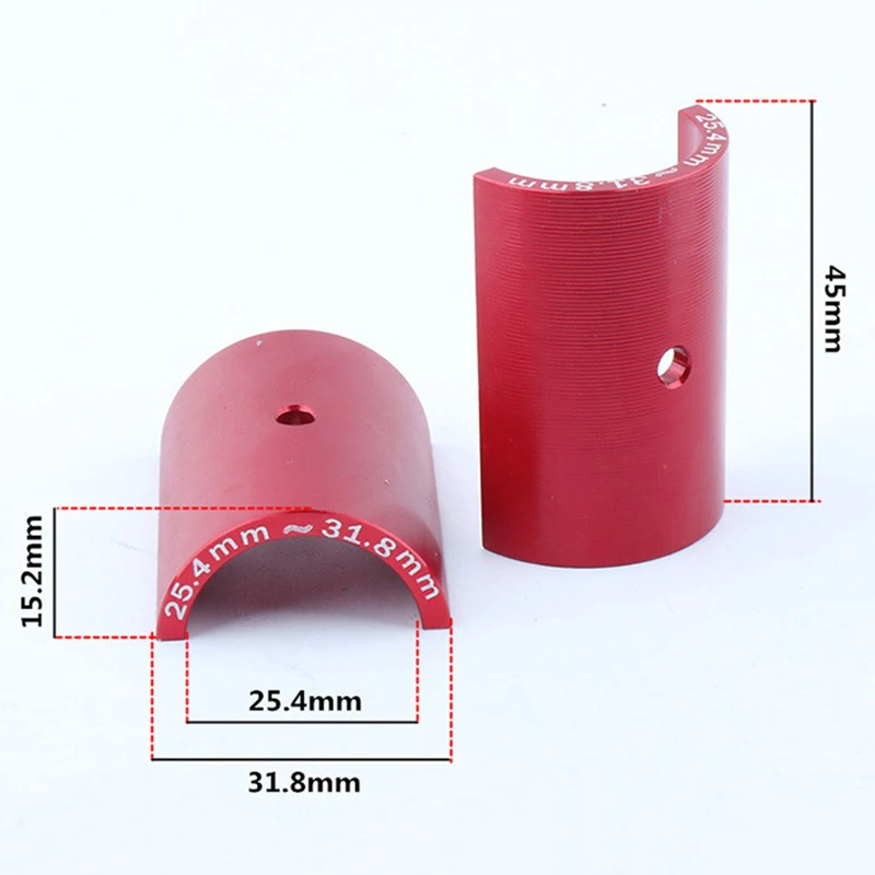 

Comfortable Spacer Outdoor 1 Pair Bicycle Bike Handlebar Bar Shim Stem