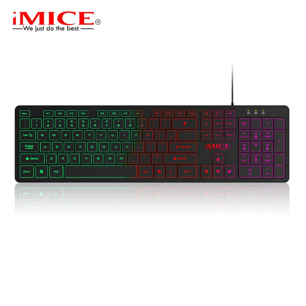 IMICE KA 200 клавиатура с подсветкой механическая игровая Проводная для ПК ноутбук