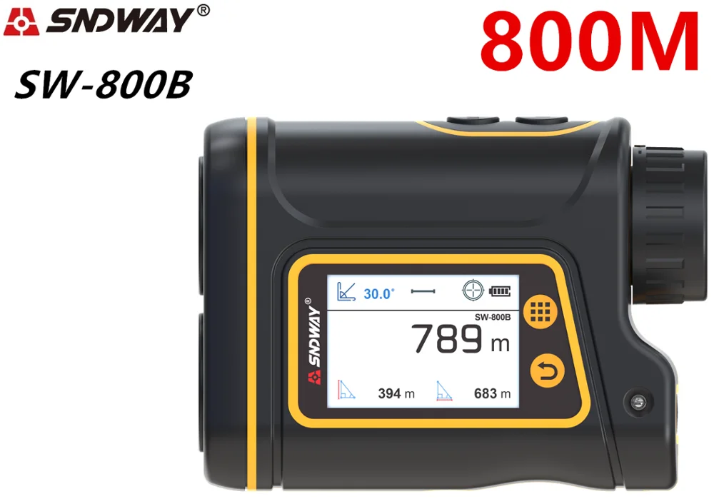 Лазерный дальномер SNDWAY цифровой измеритель расстояния для охоты монокулярный