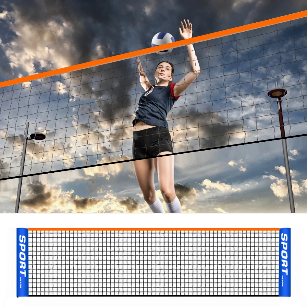 

Portable Badminton Net Professional Sport Training Standard Badminton Net Outdoor Tennis Net Mesh Volleyball Net Exercise 4 Size