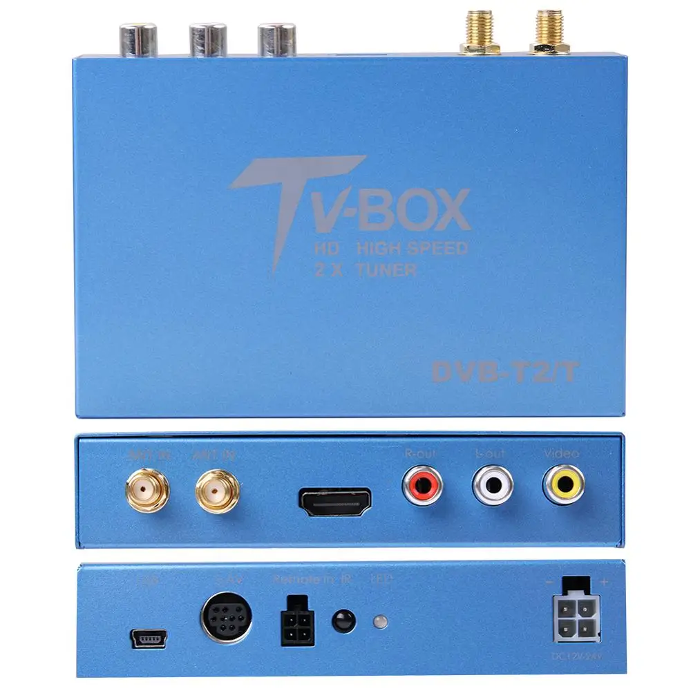 Carbar автомобильный гибкий ресивер для цифрового ТВ DVB T 2 Антенна тюнера H.265