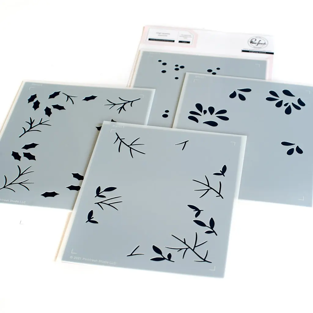 

Holiday Botanical Background Stencil 2021 New Metal Cutting Stencil Diary Scrapbooking Easter Craft Engraving Making Stencil