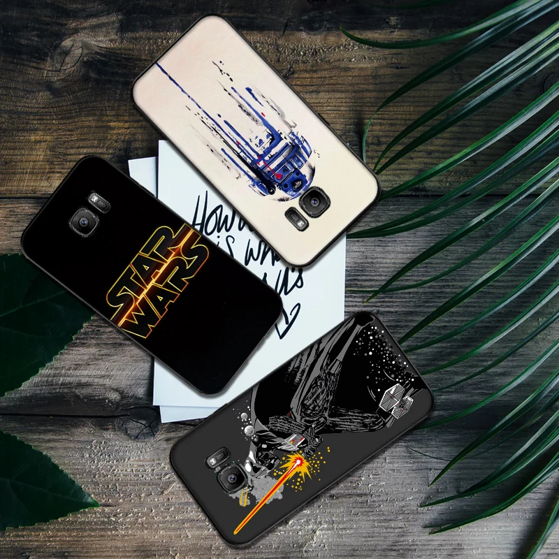 Мягкий силиконовый чехол для телефона YODA с мультяшным роботом samsung Galaxy S6 S8 Edge S7 S9