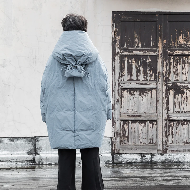 Куртка женская зимняя на утином пуху ветрозащитная с капюшоном и рукавами