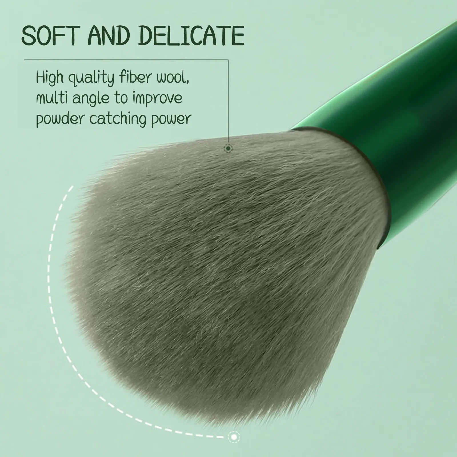 13 шт. наборы кистей для макияжа пудры основы теней век Румяна быстросохнущие