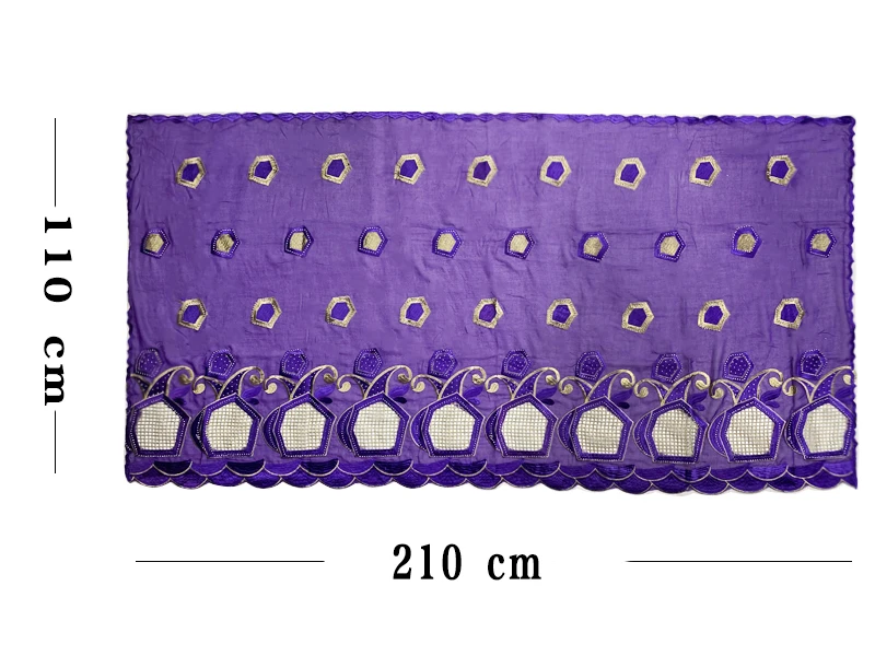 African Ladies Outdoor Embroidered Hollow Scarf Style Headscarf, Muslim Fashion Women 200*100cm High Quality Scarf Shawl BF-156