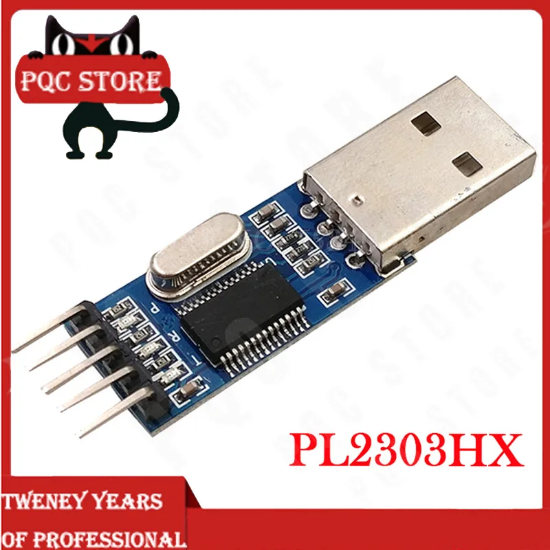 3 шт./лот = 1 шт. PL2303HX + CP2102 CH340G USB к TTL для arduino PL2303 5PIN модулю UART|Соединители| |