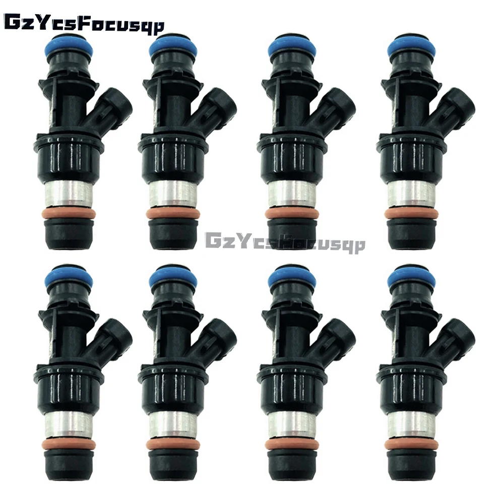 Fuel Injector INJ515 25317628 FJ10062 17113553 17113698 17114502 8171136980 28Lb For GM Chevrolet Cad 4.8L 5.3L 6.0L 1999-2007