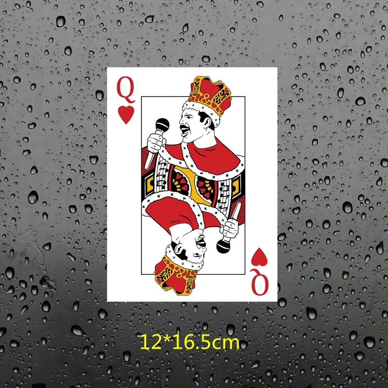 Три Ratels FTC 811 #12x18 4 см Меркьюри Bohemian Rhapsody QUEEN ПВХ Виниловые наклейки в виде