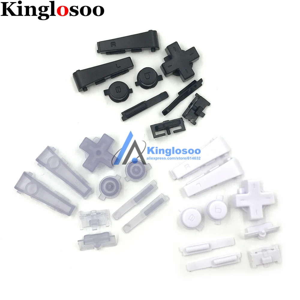 1 комплект = 9 шт. многоцветная Левая Правая клавиша L R A B D pad запасная часть для