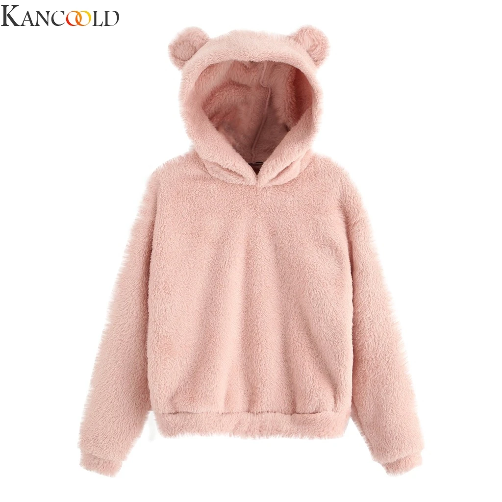 Женская флисовая толстовка KANCOOLD с длинным рукавом на осень и зиму теплая