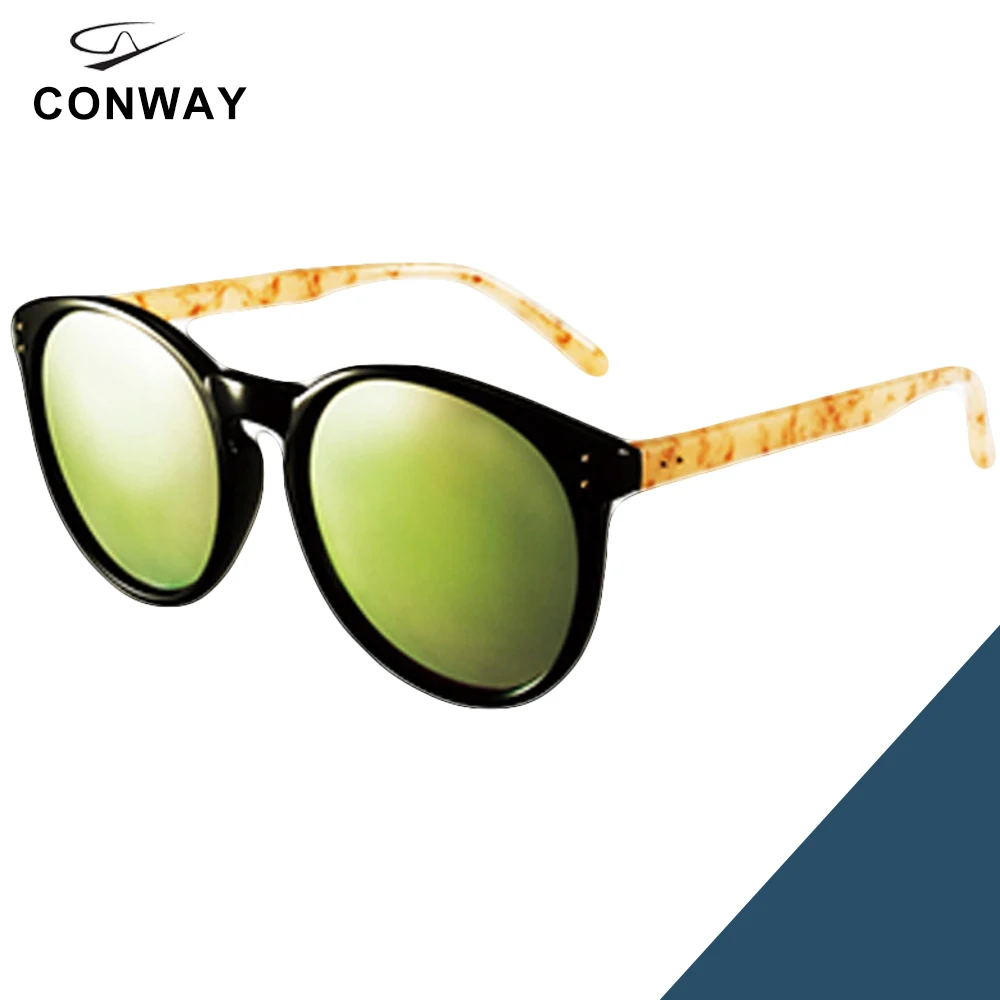 Конвей поляризованные солнцезащитные очки Для женщин стимпанк бренд дизайн