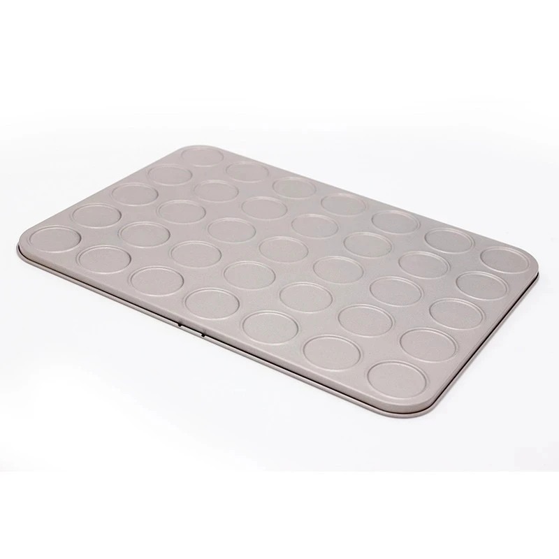 

Macaroon Kit Carbon Steel Baking Pan 30/35 Hole Macaron Pot Non-Stick Baking Tray DIY Mold Baking Mat Cake Decorating Supplies