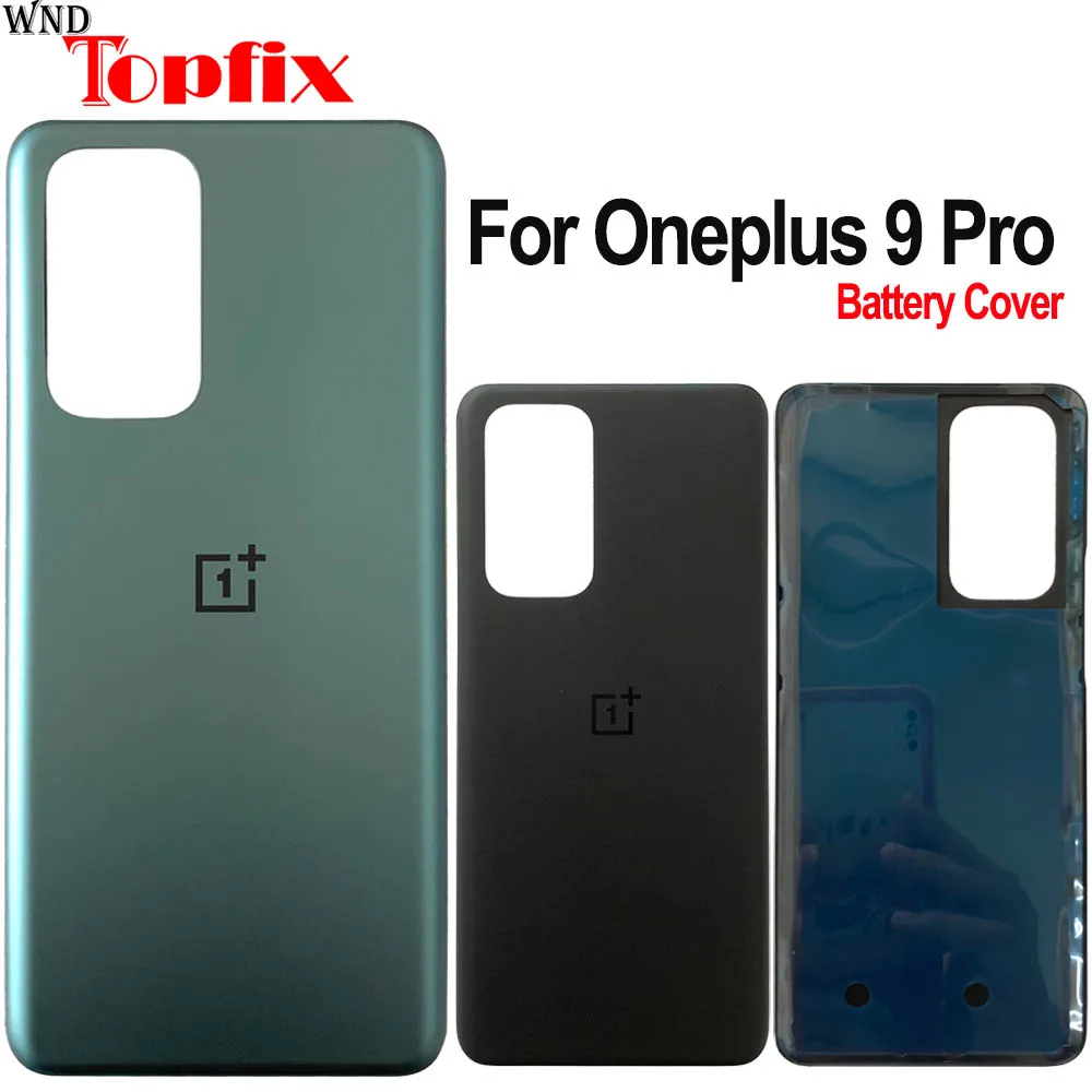 

Original Glass For OnePlus 9 Pro Back Battery Cover Door Rear Glass 9Pro Battery Cover 1+9 Pro Housing With Adhesive