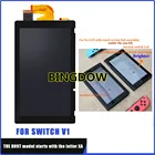 Новинка для консоли Switch V1 V2 ЖК-дисплей + сенсорный экран полный экран в сборе дигитайзер Замена для Nintendo Switch геймпад