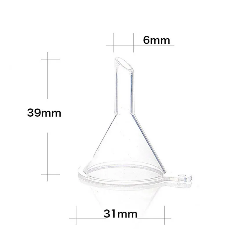 10pcs 2020 New 3 colors Small Plastic For Perfume Bottle Mini Liquid Oil Funnels Lab Kitchen Little Gadgets | Дом и сад