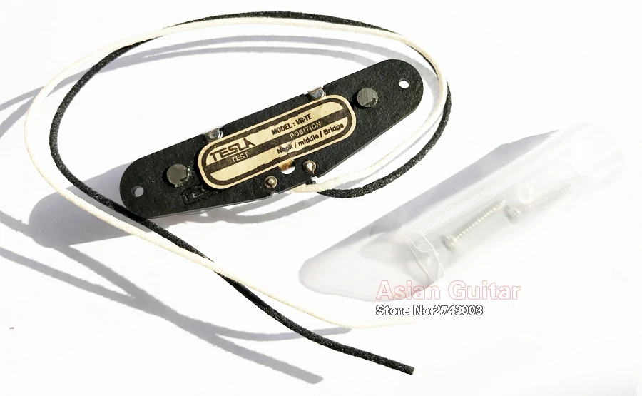 Tesla Alnico пикап одна катушка воска в горшке гитара мост черный цвет | Спорт и