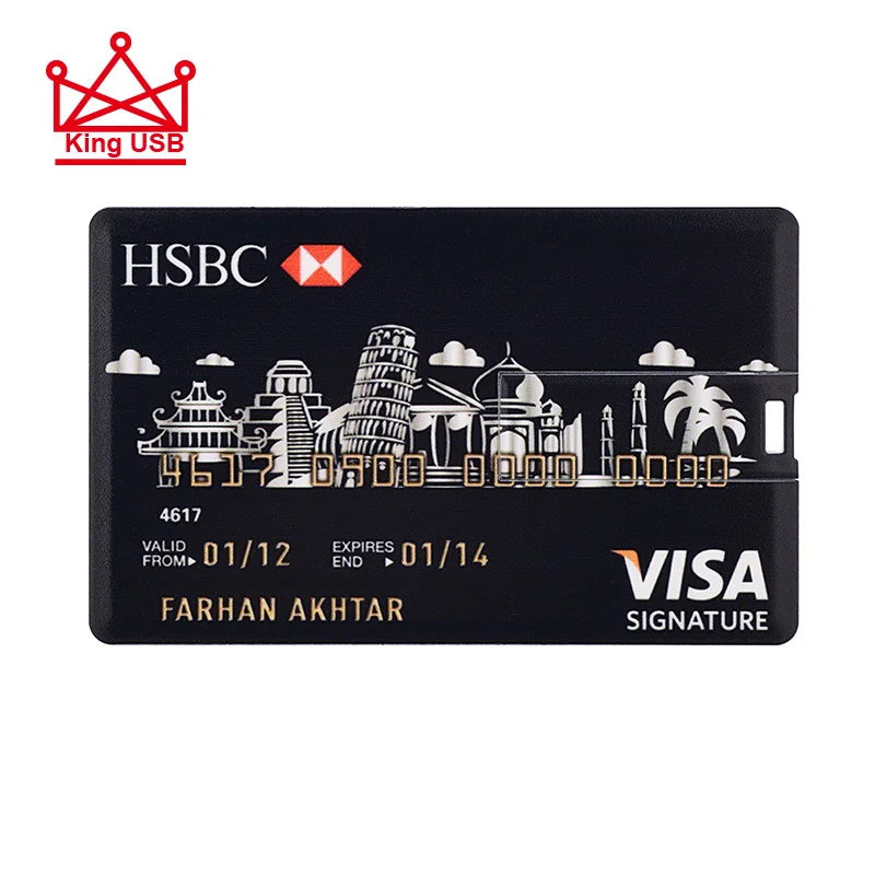 Кредитная карта Master visa карты HSBC American Express USB флеш накопитель ручка 64 ГБ 32 8 16 usb банк
